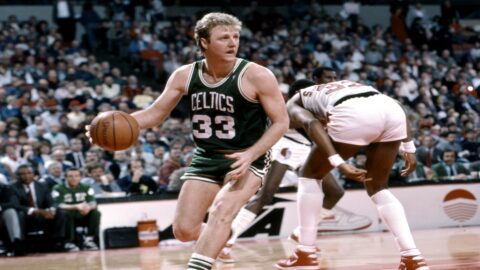 Boston Celtics star Larry Bird