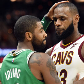 Los Angeles Lakers forward LeBron James and Dallas Mavericks guard Kyrie Irving