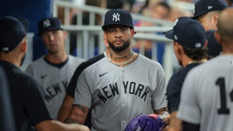 New York Yankees pitcher Luis Gil