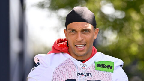 New England Patriots wide receiver Mack Hollins