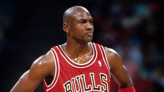 Former Chicago Bulls guard Michael Jordan
