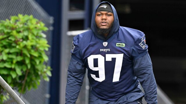 New England Patriots defensive tackle Milton Williams