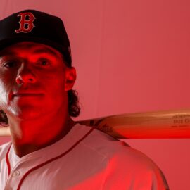 Boston Red Sox utility man Nate Eaton