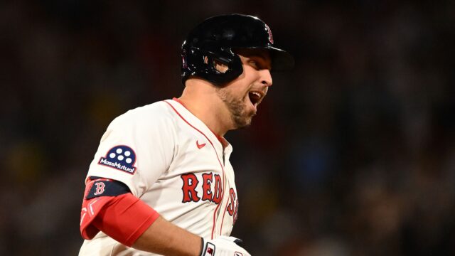 Boston Red Sox slugger Nathaniel Lowe