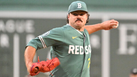 Boston Red Sox starting pitcher Payton Tolle