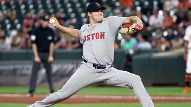 Boston Red Sox pitcher Richard Fitts