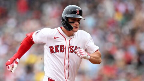 Boston Red Sox outfielder Roman Anthony