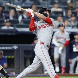 Boston Red Sox outfielder Roman Anthony
