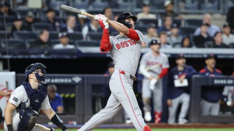 Boston Red Sox outfielder Roman Anthony