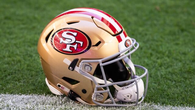 San Francisco 49ers helmet