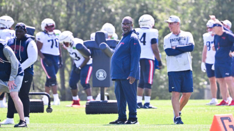 New England Patriots defensive coordinator Terrell Williams
