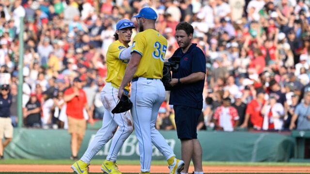 Boston Red Sox outfielder Jarren Duran and starting pitcher Garrett Crochet