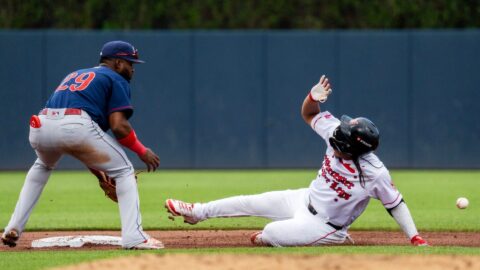 Worcester Red Sox outfielder Jhostynxon Garcia