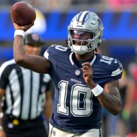 Dallas Cowboys quarterback Joe Milton III