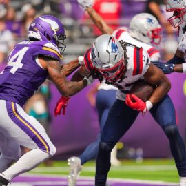 New England Patriots safety Kyle Dugger