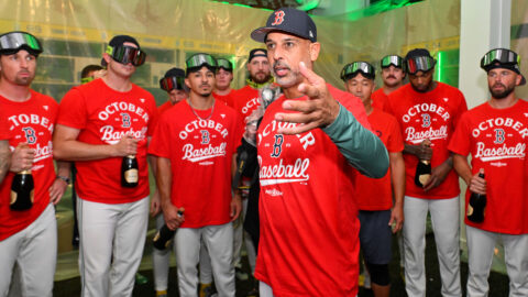 Boston Red Sox manager Alex Cora