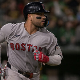 Boston Red Sox catcher Carlos Narvaez
