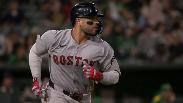Boston Red Sox catcher Carlos Narvaez