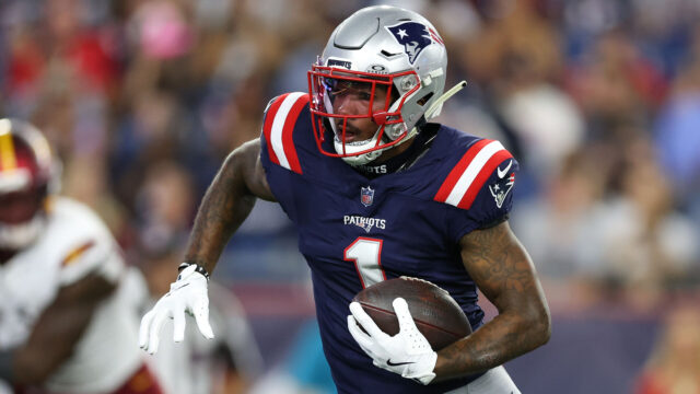 New England Patriots wide receiver Ja'Lynn Polk