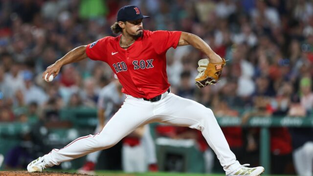 Boston Red Sox pitcher Jordan Hicks