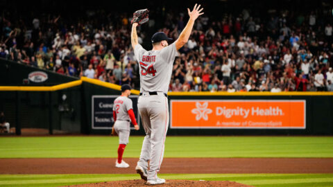 Red Sox starting pitcher Lucas Giolito
