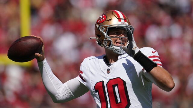 San Francisco 49ers QB Mac Jones