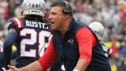 New England Patriots head coach Mike Vrabel