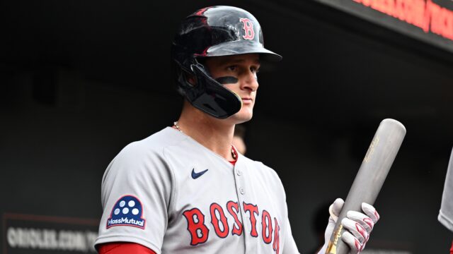 Boston Red Sox outfielder Roman Anthony