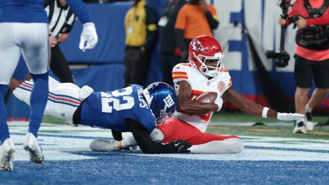 Kansas City Chiefs wide receiver Tyquan Thornton