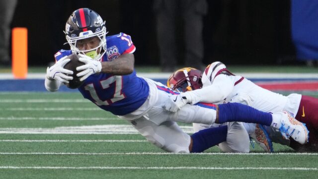 New York Giants wide receiver Wan'Dale Robinson