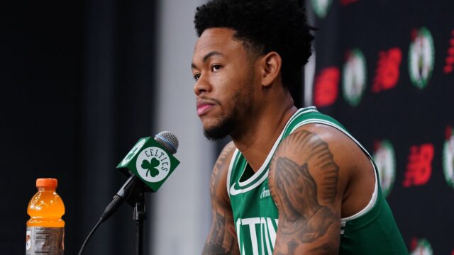 Boston Celtics guard Anfernee Simons