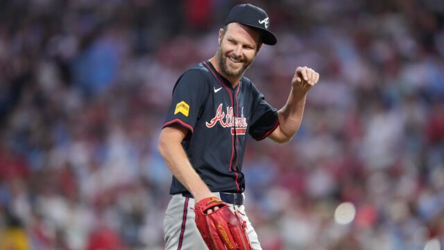 Atlanta Braves starting pitcher Chris Sale