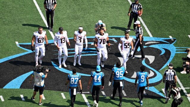 The Atlanta Falcons and Carolina Panthers