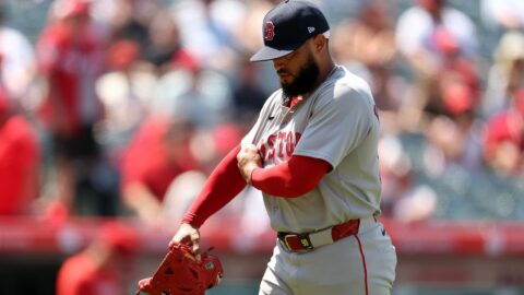 Red Sox relief pitcher Luis Guerrero