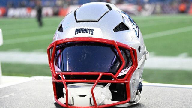 New England Patriots helmet