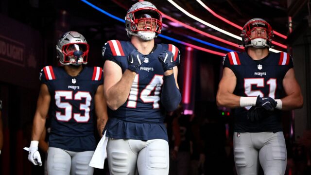 New England Patriots linebacker Robert Spillane