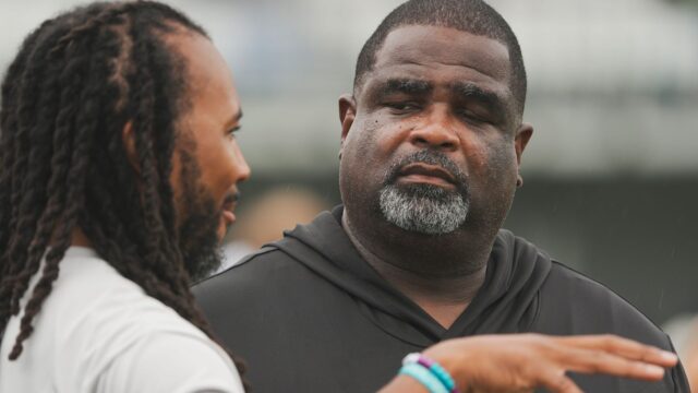 New England Patriots defensive coordinator Terrell Williams