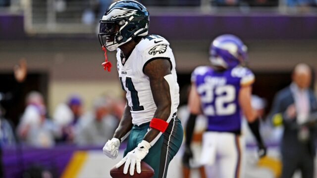 Philadelphia Eagles wide receiver A.J. Brown