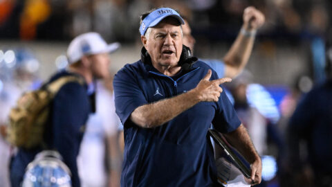 North Carolina Tar Heels head coach Bill Belichick