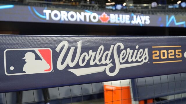 Toronto Blue Jays dugout at World Series