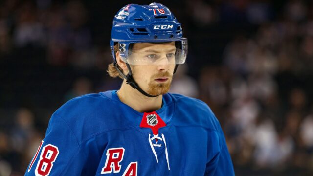New York Rangers forward Brennan Othmann