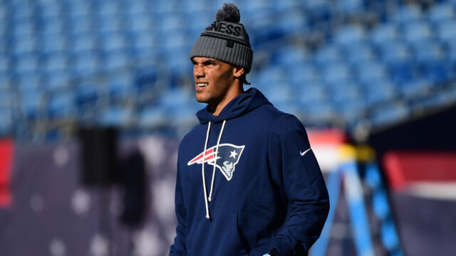 New England Patriots cornerback Christian Gonzalez