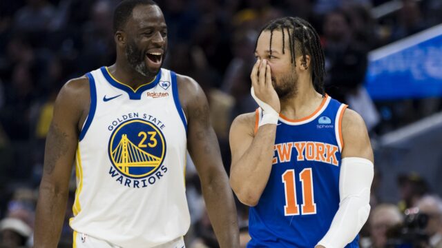 Draymond Green and Jalen Brunson