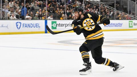 Boston Bruins forward David Pastrnak