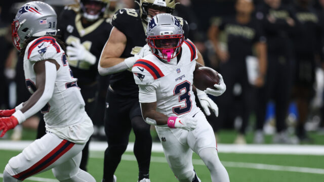 New England Patriots wide receiver DeMario Douglas