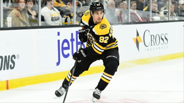 Boston Bruins forward Marat Khusnutdinov