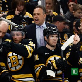 Boston Bruins head coach Marco Sturm
