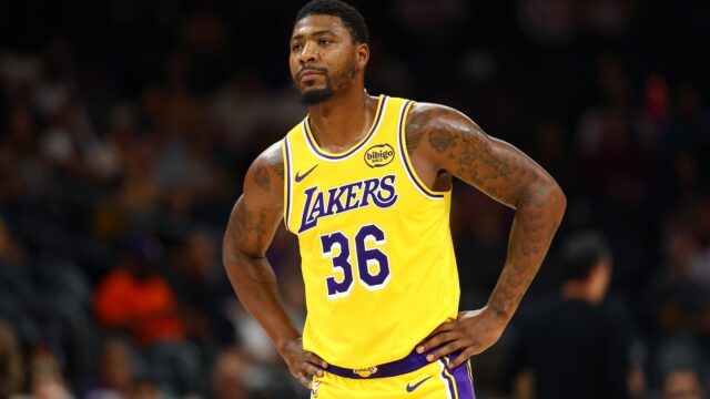 Los Angeles Lakers guard Marcus Smart