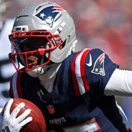 New England Patriots cornerback Marcus Jones