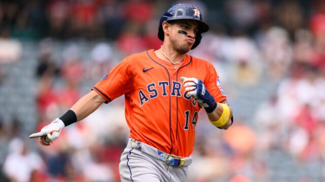 Houston Astros infielder Mauricio Dubon